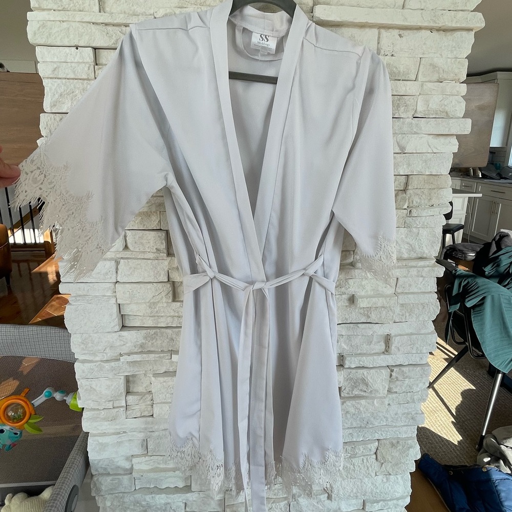 SS Weddings custom designs bridal robe